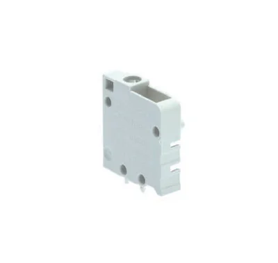 Клемма Wiecon 8285/ 1 TOP V - Клемма на печатную плату, подвод кабеля сверху, 1 полюс, шаг: 5,08 мм, винтовая фиксация провода, без маркировки, 300V, 16А, цвет: серый, серия 8285 TOP V
