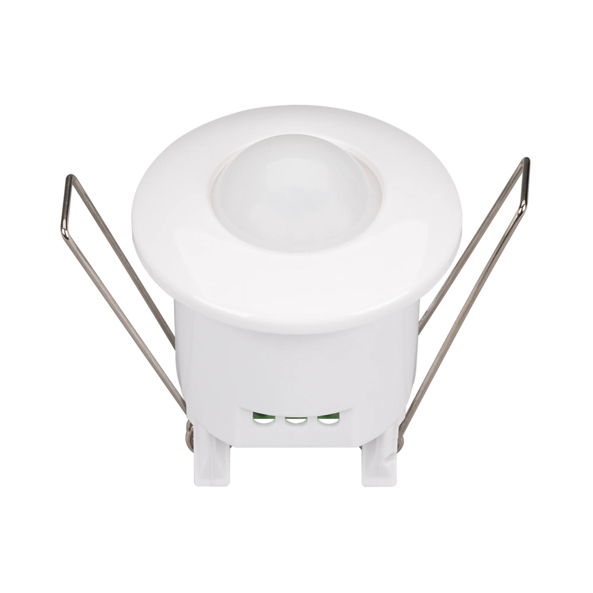 Датчик движения PRIME-PIR-BUILT-R53-200W (230V, 1.7A, MULTI, IP20) 031844 - Инфракрасный датчик движения, совмещенный с датчиком освещенности. Высота установки - 2.2 - 4 м. Угол обнаружения 360°. Настройки: время отключения (5 c – 5 мин), зона срабатывани