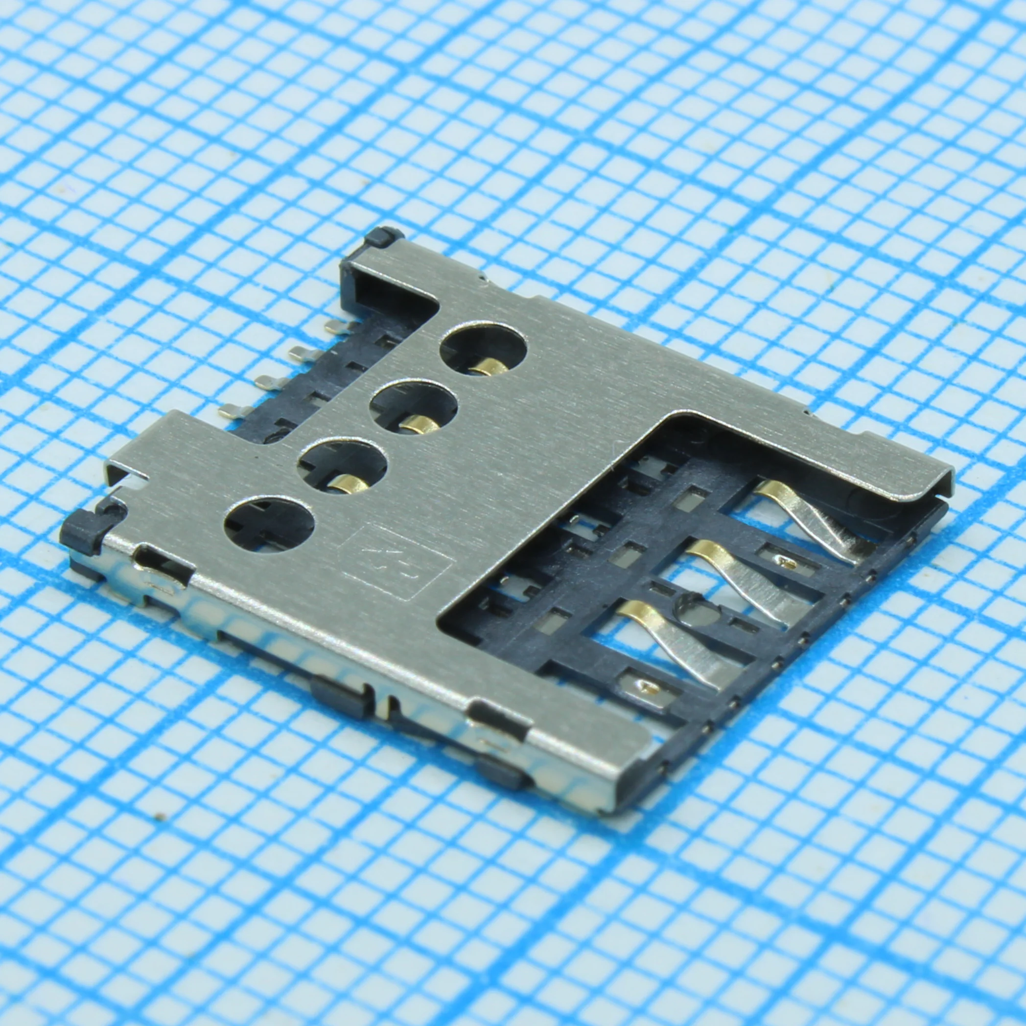 L-KLS1-SIM-046-6P-R - Держатель микро SIM карты 6 контактов