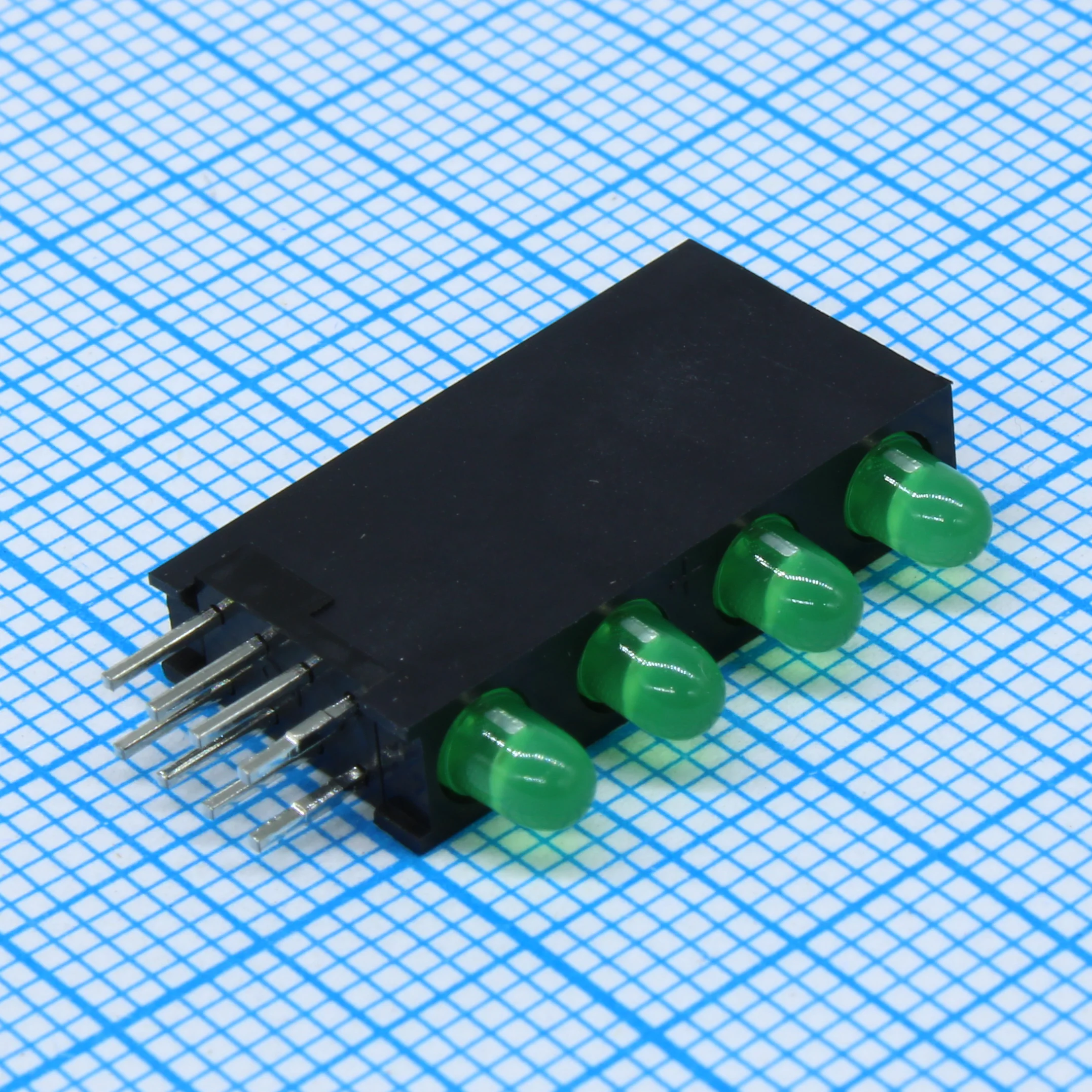 WP934SB/4GD - Светодиод T-1 3мм 40°Зеленый матовый 30 мКд 2.2 В монтаж в отверстие