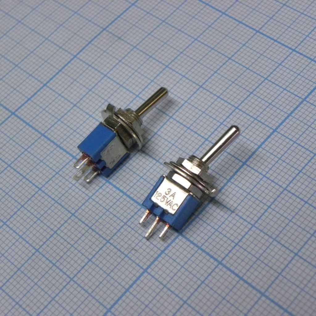 MTL-102 - Тумблер ON-ON 1 группа контактов 1.5А, 250В